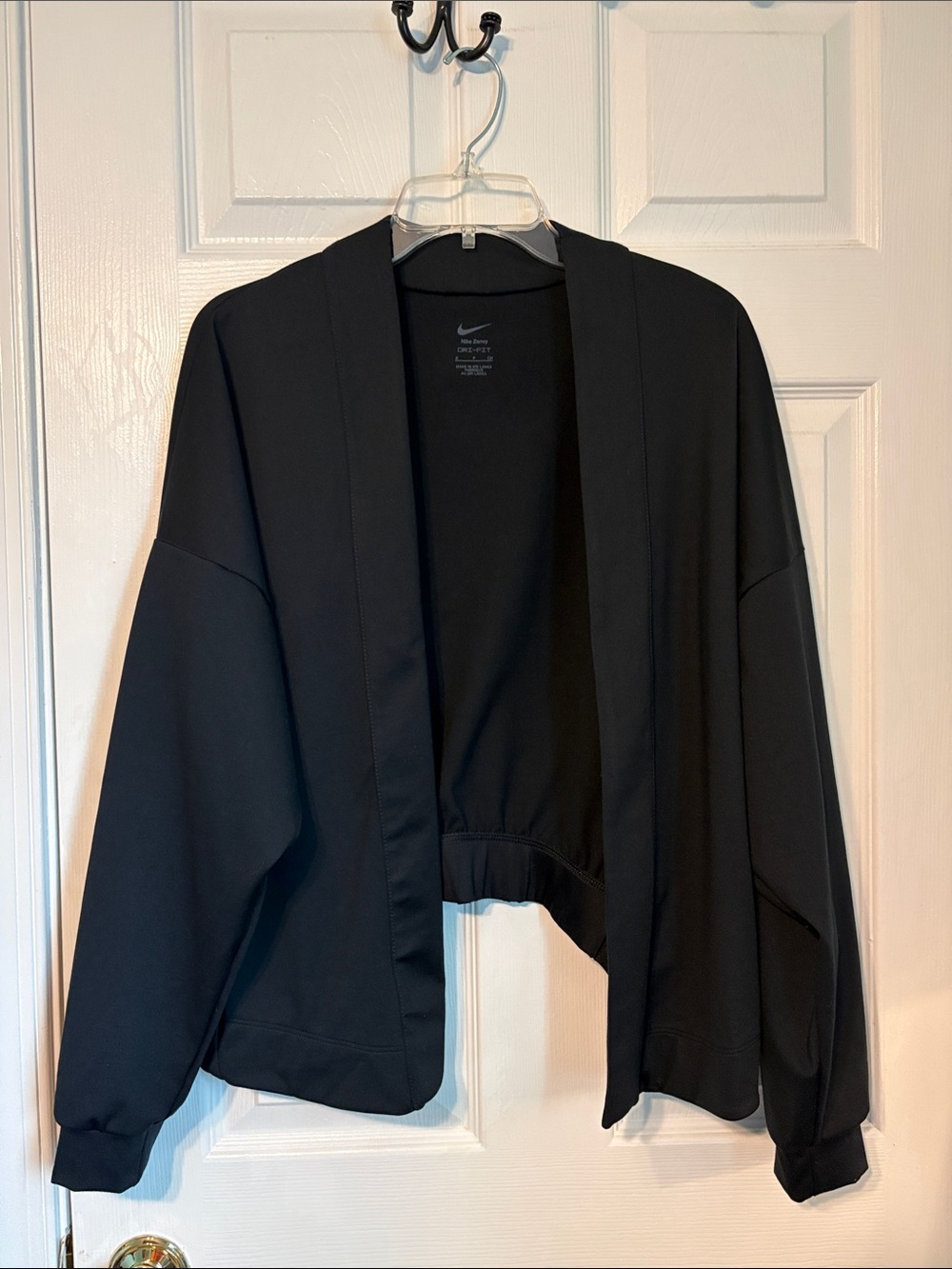 Nike Black Open-Front Women's Blazer Jacket